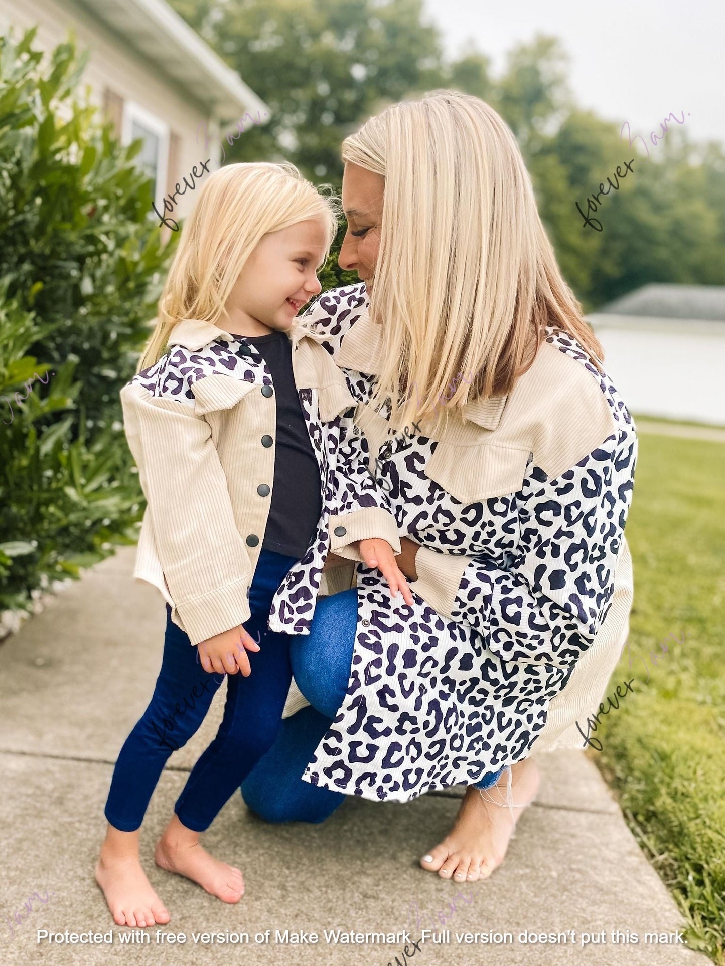 RTS: Leopard Mama and Me shacket*