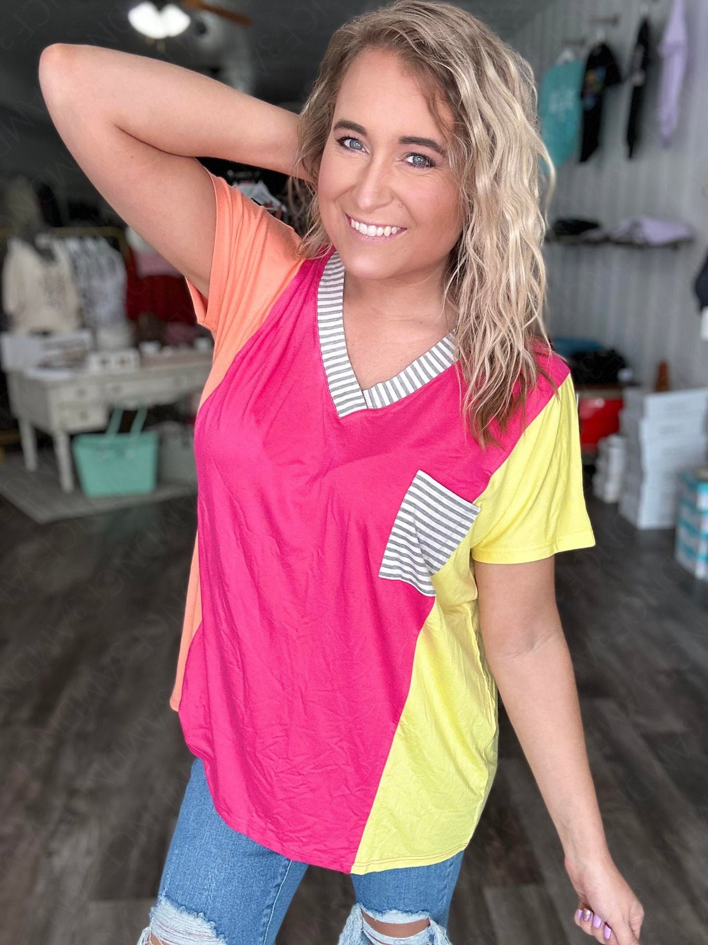RTS: The Sun-drenched Colorblock Tee